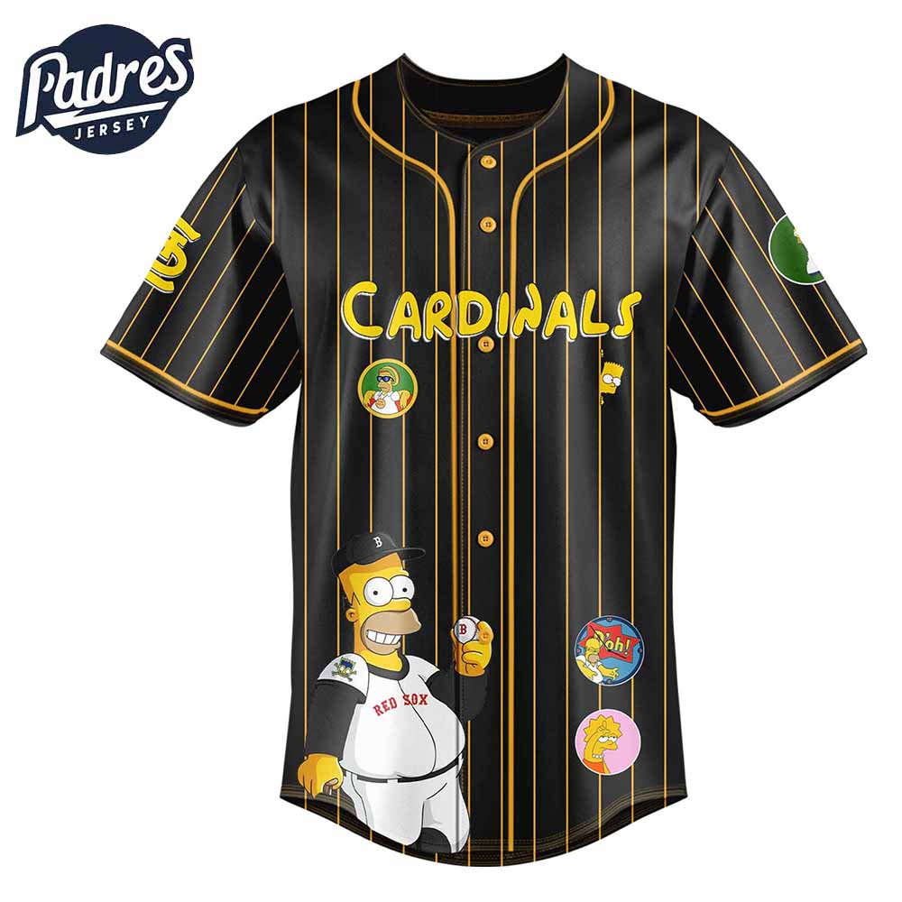 St Louis Cardinals MLB x The Simpsons Baseball Jersey Style - Padres Jersey Oasis: Elevate Your Baseball Style Game