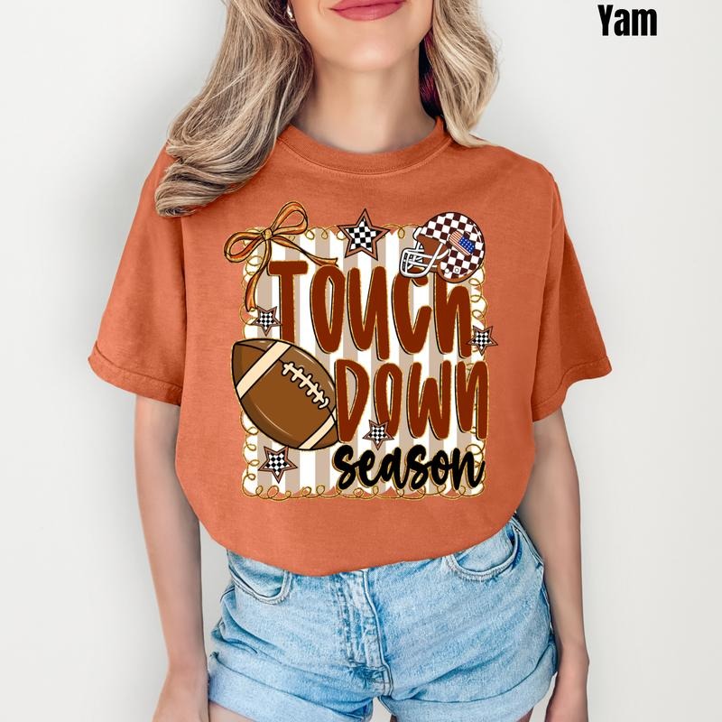 Star Touchdown Season Comfort Colors T-Shirt 'NLB'