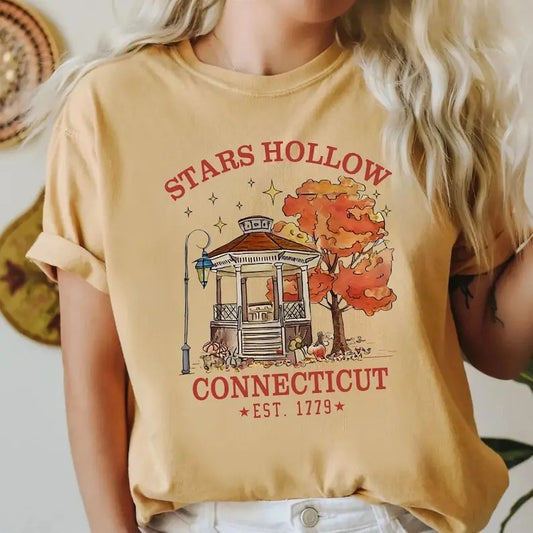Stars Hollow Shirt, Gilmore girls Shirt, Stars Hollow Connecticut, Gilmore girls merch, Lukes Diner shirt