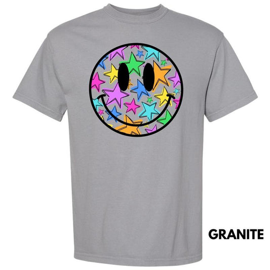 Starstruck Happy Face Comfort Colors T-Shirt 'NLB'