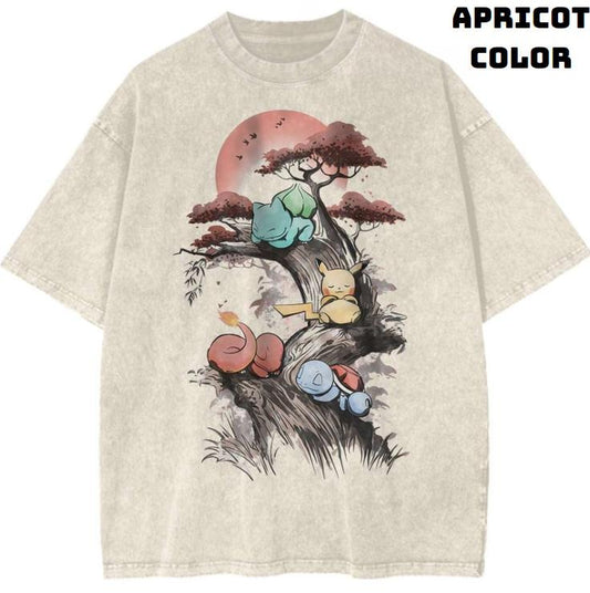 Starter Vintage Graphic Tees, Pokémon T-Shirt, Pokemon Shirts, Vacation Outfits, Unisex Anime Manga Shirt Top Menswear Womenswear Streetwear