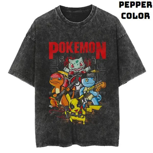 Starter Vintage Graphic Tees, Snorlax T-Shirt, Pokemon Shirts, Pokemon Stuff, Unisex Anime Manga Shirt Top Menswear Womenswear Streetwear