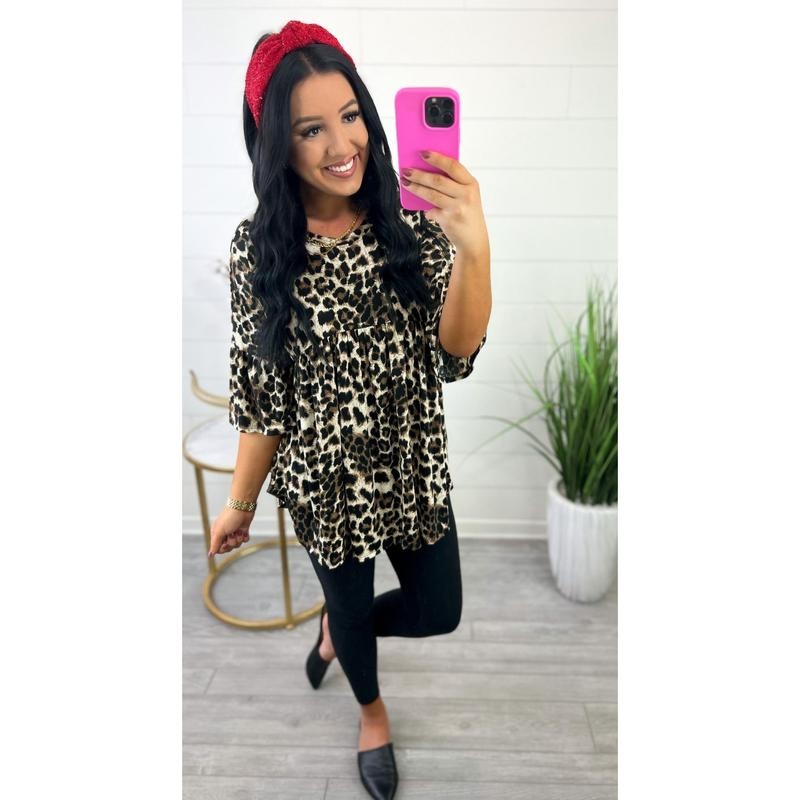 Stay Fierce Babydoll Top