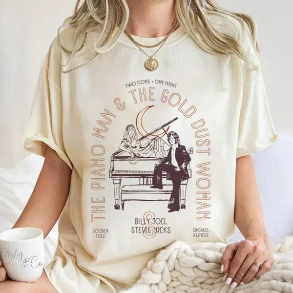 Stevie Nicks Billy Joel Shirt, The Gild Dust Woman Shirt
