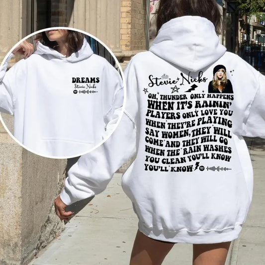 Stevie Nicks Dreams 2 Sides Shirt Sweatshirt Hoodie,  Stevie Nicks Shirt, Stevie Nicks Sweatshirt, Fleetwood Mac Shirt, Gift For Fan