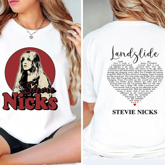 Stevie Nicks Landslide Lyrics Shirt, Stevie Nicks Tour Shirt