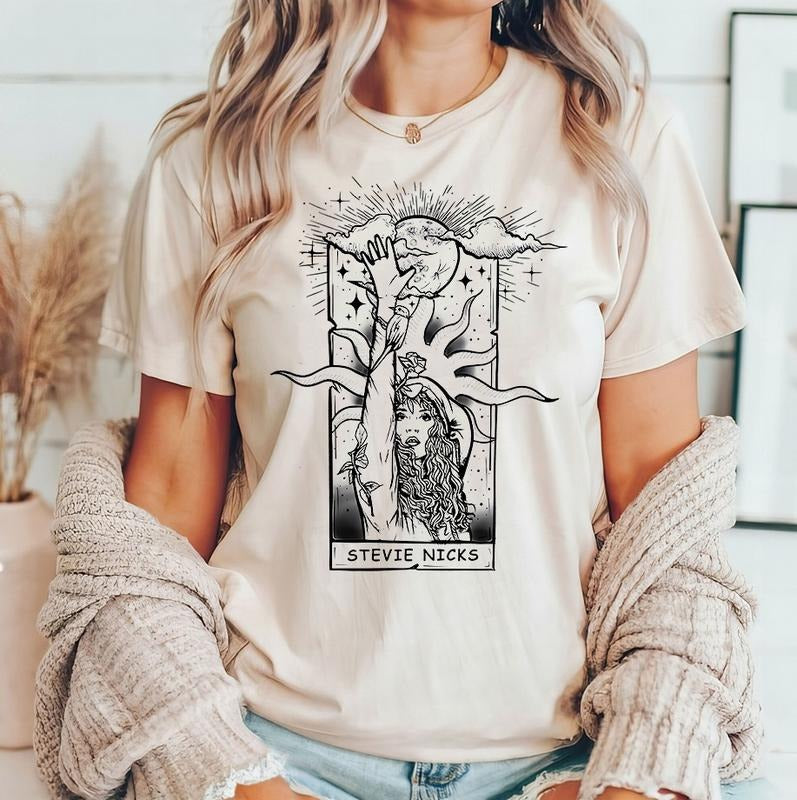 Stevie Nicks Shirt Sweatshirt Hoodie, Retro Stevie Nicks T-shirt, 2024 Concert Shirt, Gift For Fan