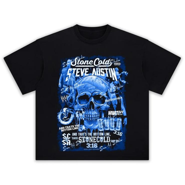 Stone Cold Vintage Graphic Tees, Wrestling Tshirt, WWE Shirts, Masters 2025 Merch, Business Casual Outfits, Unisex Vacation Outfits Men Clothing Gifts Women Streetwearstyle{n002}2