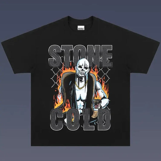 Stone Cold Vintage Tee, Stone Cold T-Shirt, WWE Shirt, Vintage Graphic Tees, Unisex Wrestler Shirt Top Menswear Womenswear Streetwearstyle{n002}3