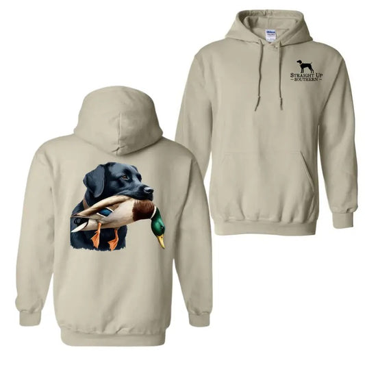 Straight Up Southern Hoodie, Mallard Duck Hunting 2 Sided Hoodie T-Shirt, Dog Friend Hoodie For Men And Women, Trendy Shirt