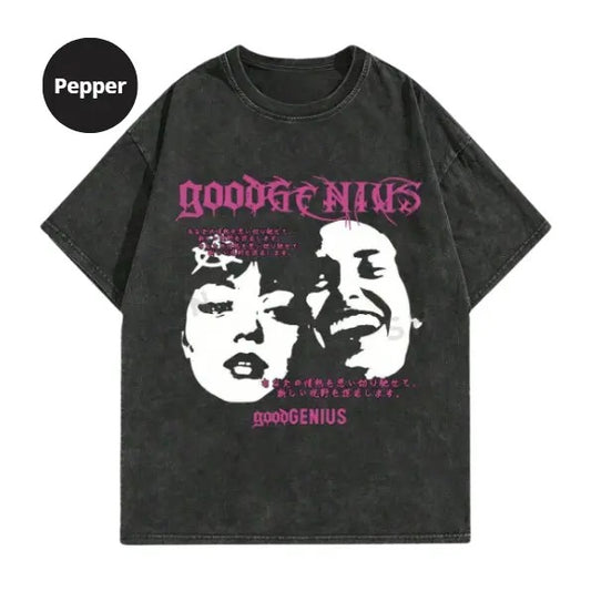 Street Life Men High Street Vintage Washed T-Shirt, Sweatshirt, Hoodie Size S- 3XL,Gift For Women Top Womenswear Underwear Humen, Underwear Tshirt Lady Streetwear Human Shortsleeve Shoe Tropical Round Neck