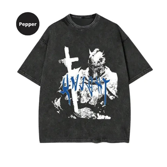 Street Life Men's High Street Vintage Distressed Snowflake Round Neck T-Shirt, Sweatshirt, Hoodie Size S- 3XL,Gift For Women Top Womenswear Underwear Humen, Underwear Tshirt Lady Streetwear Human Shortsleeve Shoe