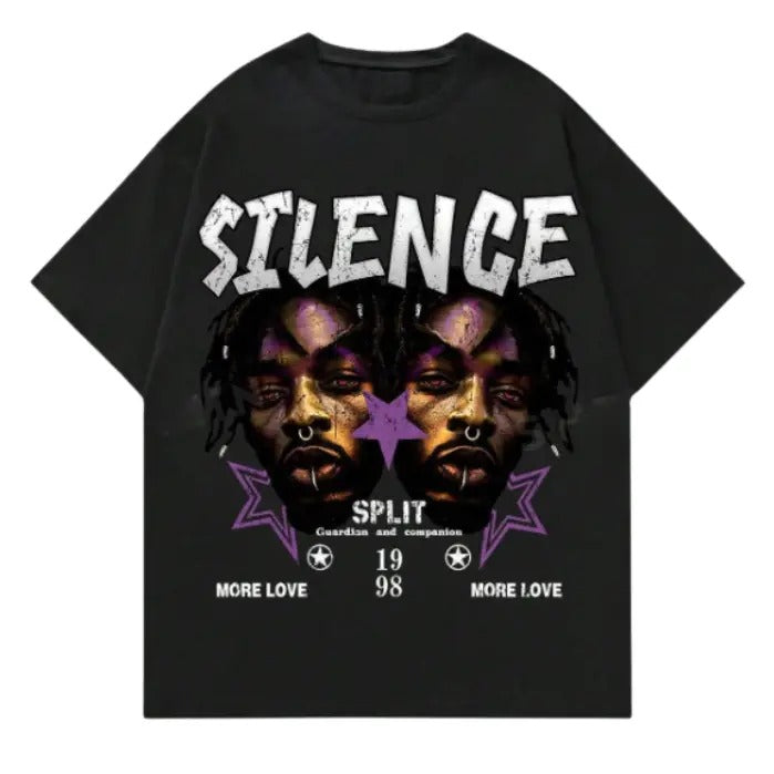 Street Life Men's Retro Distressed Portrait Print Short Sleeve T-Shirt, Sweatshirt, Hoodie Size S- 3XL,Gift For Women Top Womenswear Underwear Humen, Underwear Tshirt Lady Streetwear Human Shortsleeve Shoe Tropical Round Neck