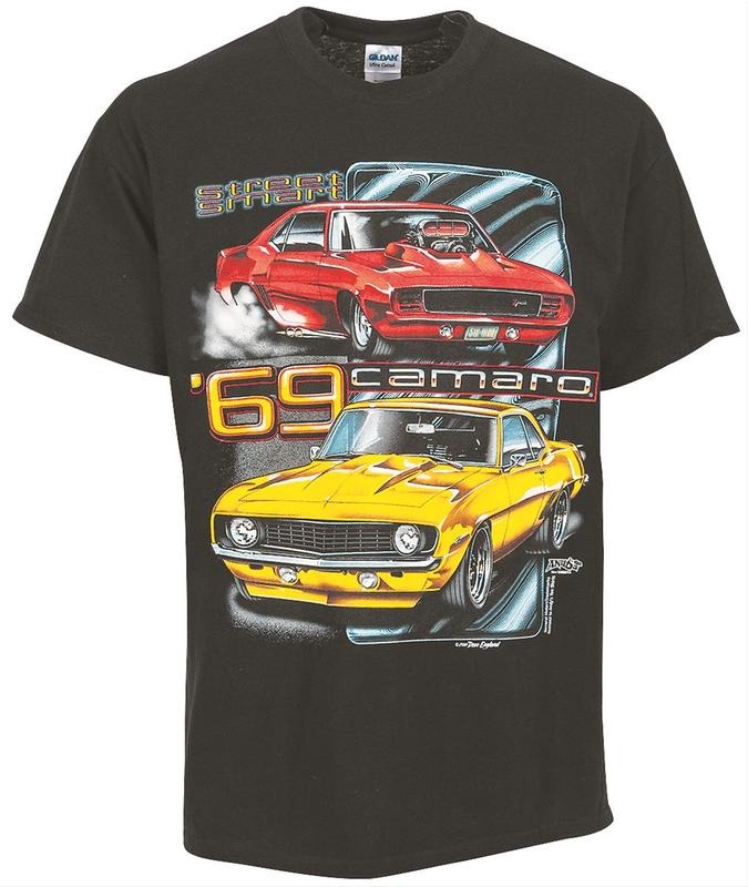 Street Smart 1969 Camaro T-Shirts - Vintage Hot Rod Muscle Car Graphic Tee  for Car Enthusiasts Men's Cotton Tee - Old School Tee Gift - Tshirt, Top Menswear Streetwear Tropical Crewneck Shortsleeve Casual tee shirt cotton t-shirt y2k  outfits  men
