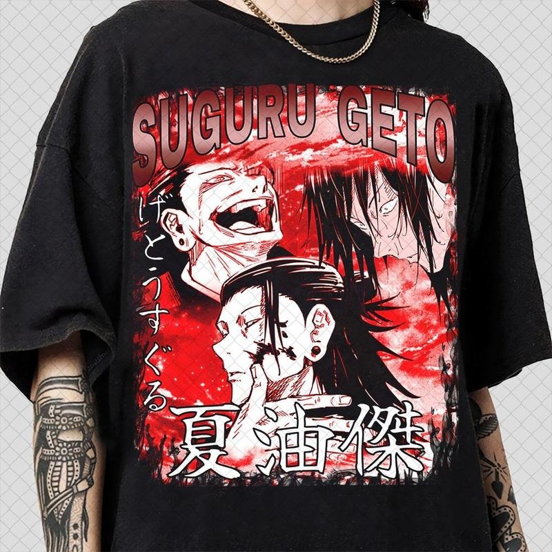 Suguru Geto Anime Vintage Shirt, Anime Lover Shirt, Anime Sweatshirt, Anime Manga Shirt, Anime Geto Suguru Gift Men and Women T-shirt