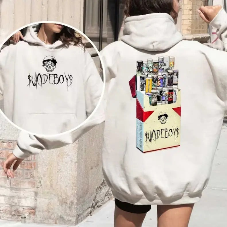 Suicide Boys Cigrette 2 Side Shirt, Vintage Suicideboys Shirt Sweatshirt, SuicideBoys merch, Suicide Boys Now The Moon's Rising Album, Sboy