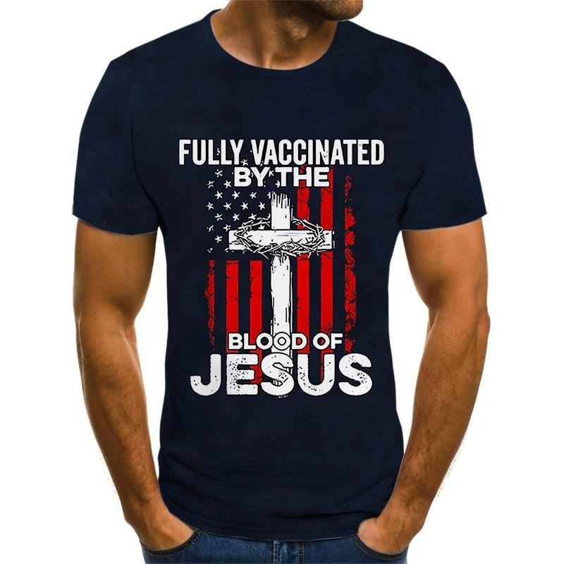 Summer Comfort Crew Neck Graphic Tee - Men's Shirts - Soft, Breathable, Relaxed Fit for Daily Gym Workout, Running, Casual Wear Made in USA