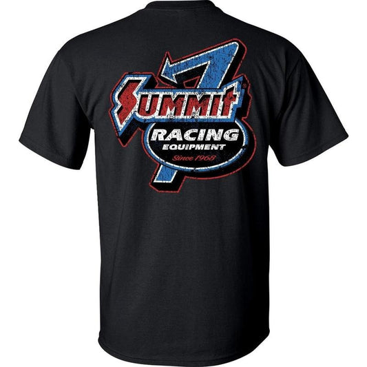 Summit Racing Retro Arrow Sign T-shirt Menswear For Car Enthusiasts, Menswear Car Parts Short Sleeve