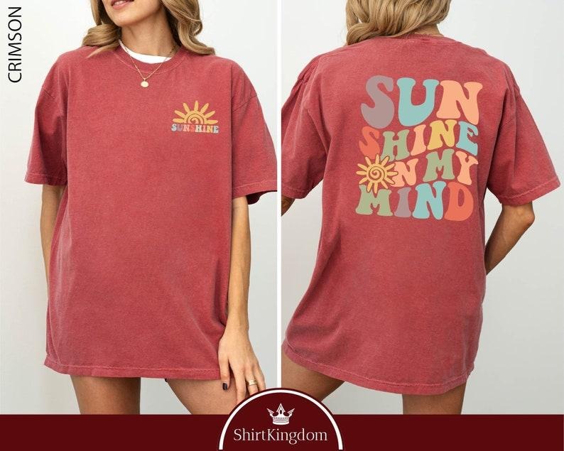 Sun Shine On My Mind Shirt, Beach Shirt, Lounge Shirt, Weekend Lake, Summer Shirt, Sunshine Shirt, Family Vacation Shirt