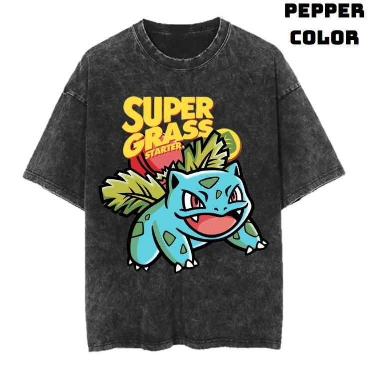 Super Grass Vintage Graphic Tees, Ivysaur Tshirt, Pokemon Shirts, Anime Manga Shirt, Masters 2025 Merch, Business Casual Outfits, Unisex Vacation Outfits, Crewneck Gifts Clothing Men Women Streetwear