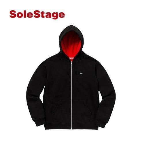 Supreme Contrast Zip Up Hooded Sweatshirt SS18 (SS18SW34) Men's Size M-L