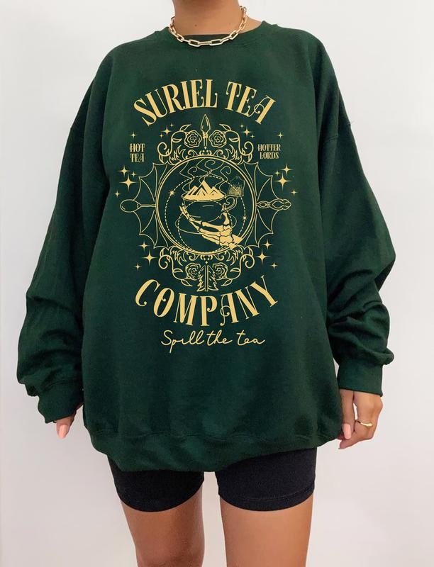Suriel Tea Co Shirt, Acotar Shirt, Bookish Shirt, a Court of Thorns and Roses Shirt, Velaris Shirt, Spill the Tea, Book Lover Gifts