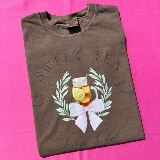 Sweet Tea Social Club Comfort Colors T-Shirt
