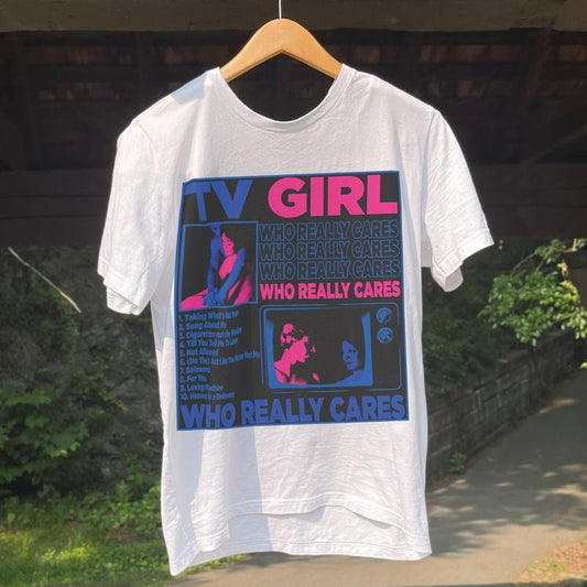 TV Girl, TV Girl Who Really Cares T Shirt, TV Girl Artist Shirt, Tv Girl Merch, Tv Girl Tour Shirt, Music Shirt Top Womenswear