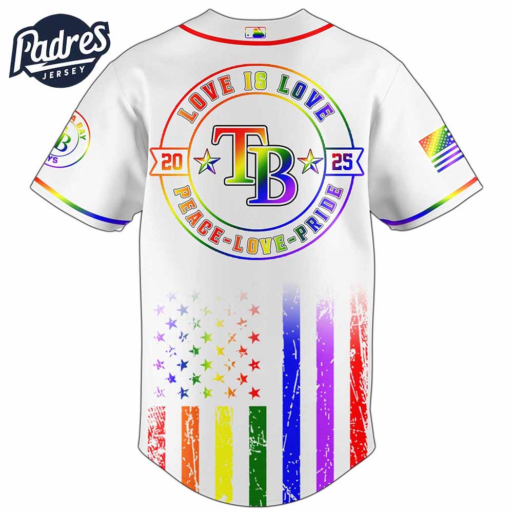 Tampa Bay Rays MLB x Happy Pride Month Baseball Jersey - Padres Jersey Oasis: Elevate Your Baseball Style Game