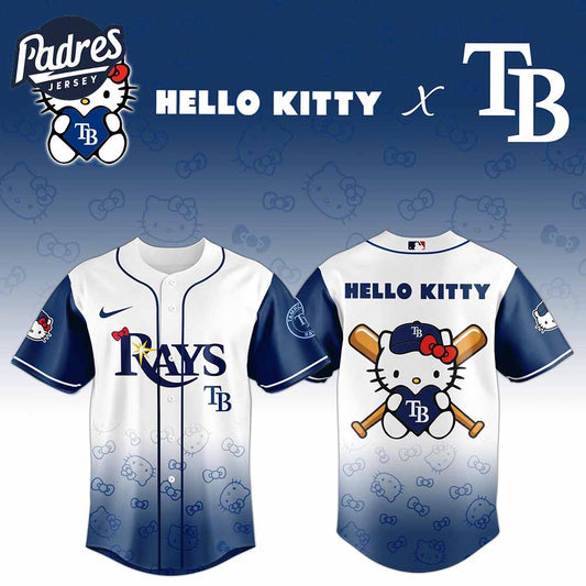 Tampa Bay Rays MLB x Hello Kitty Night Baseball Jersey Special - Padres Jersey Oasis: Elevate Your Baseball Style Game