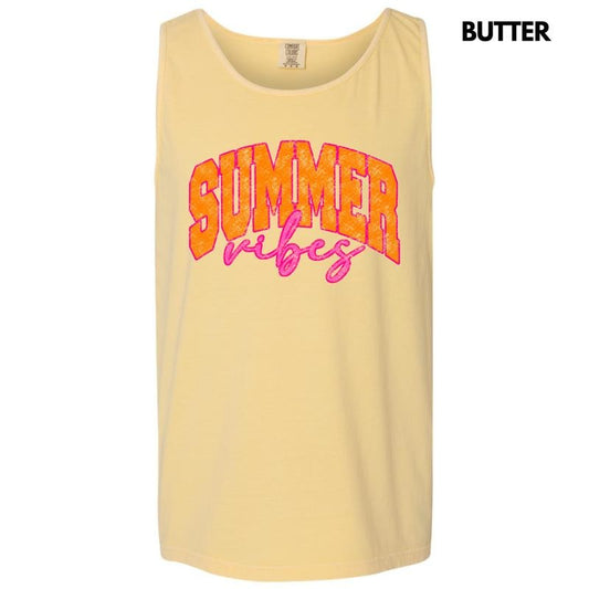 Tank Top - Energetic Summer Vibes Comfort Colors Tank Top 'NLB'