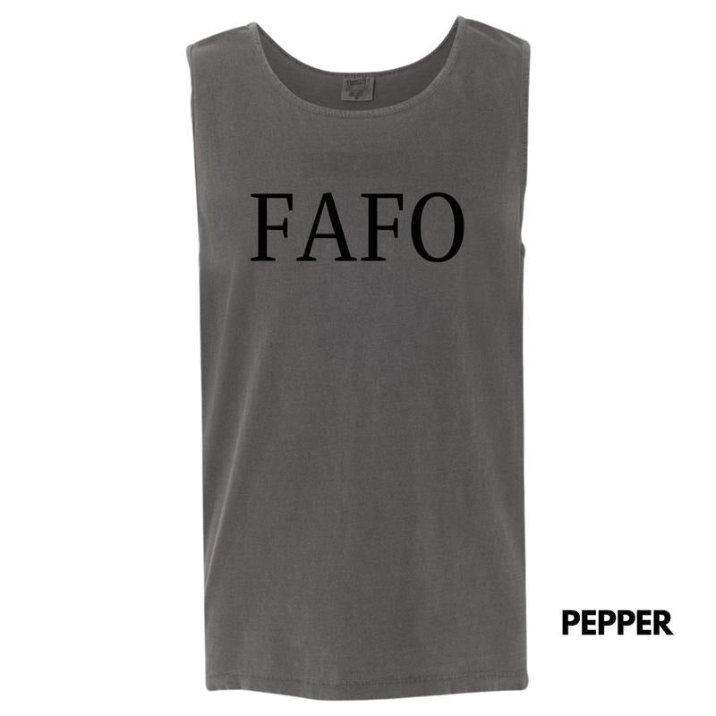 Tank Top - FAFO Comfort Colors Tank Top 'NLB'