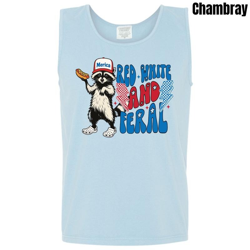 Tank Top - Feral America Comfort Colors Tank Top 'NLB'
