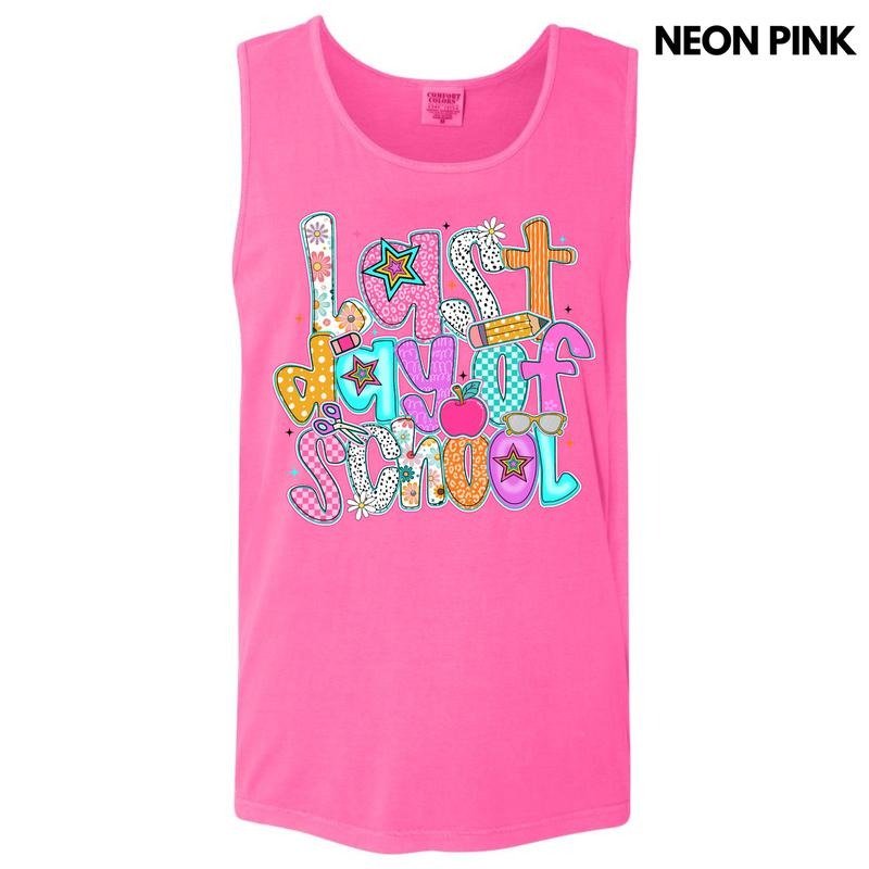 Tank Top - Last Day Of School Comfort Colors Tank Top 'NLB'