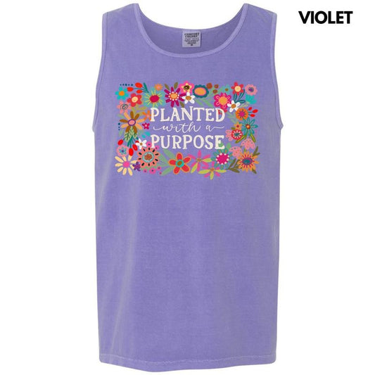 Tank Top - Planted With Purpose Comfort Colors Tank Top 'NLB'