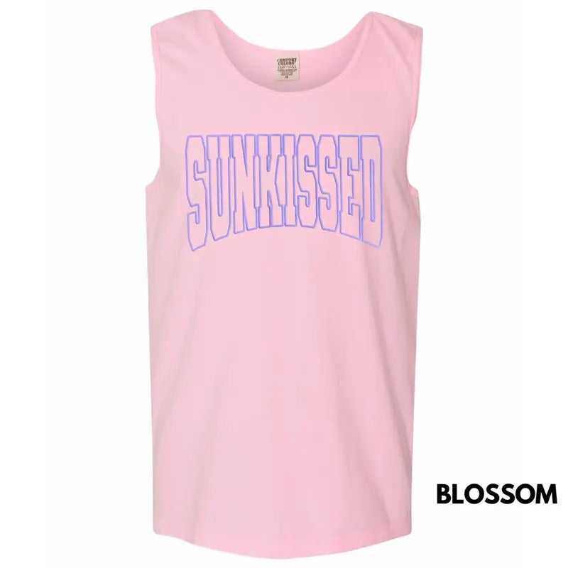 Tank Top - Purple Sunkissed PUFF Comfort Colors Tank Top