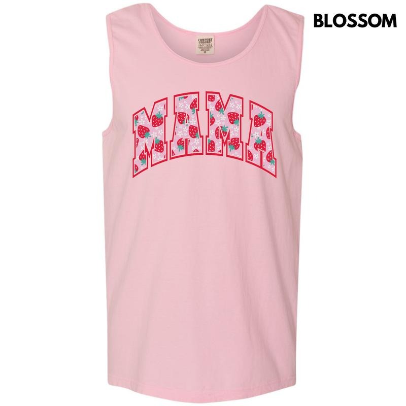 Tank Top - Strawberry Mama Comfort Colors Tank Top 'NLB'