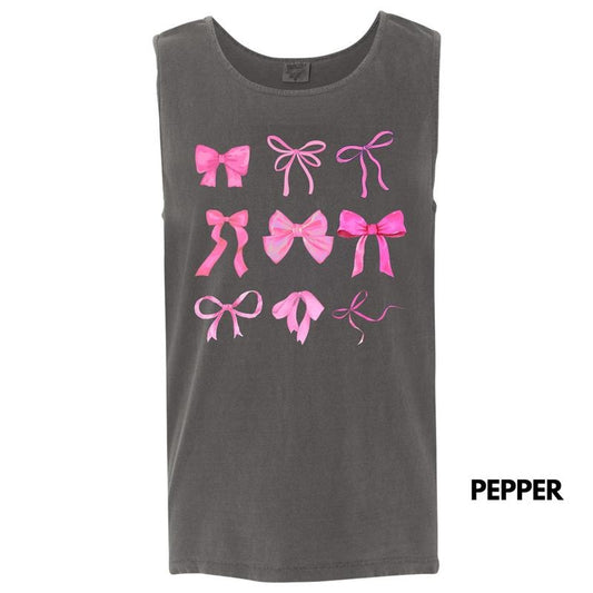 Tank Top - The Bow Girl Comfort Colors Tank Top 'NLB'