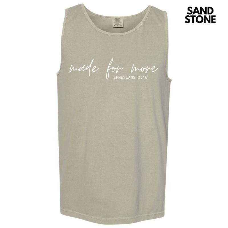Tank Top - White Made For More Comfort Colors Tank Top 'NLB'