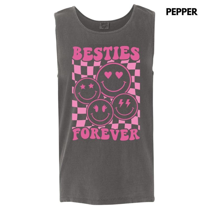Tank Top -Besties Forever Comfort Colors Tank Top 'NLB'
