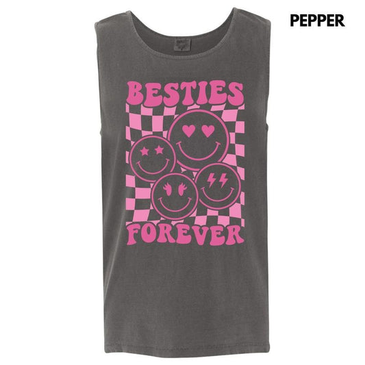 Tank Top -Besties Forever Comfort Colors Tank Top 'NLB'