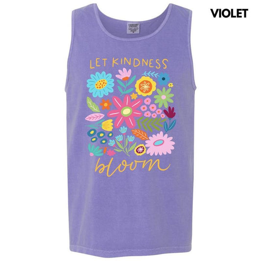 Tank Top -Let Kindness Bloom Comfort Colors Tank Top 'NLB'