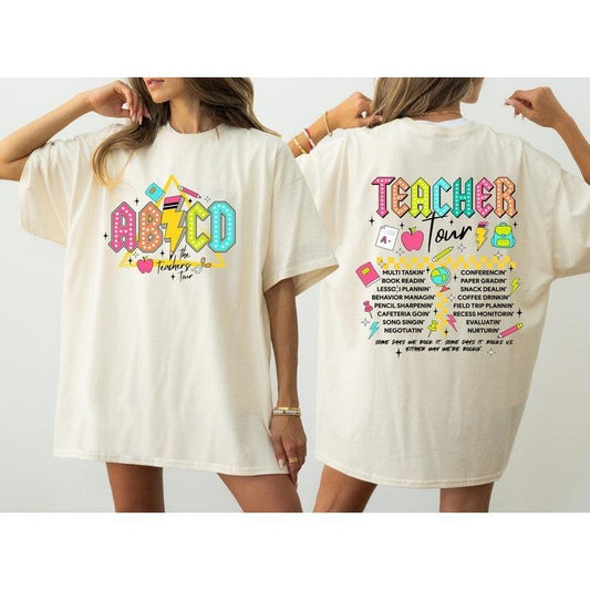 Teacher Tour Shirt ,ABCD Teacher Tour ,Kindergarten Teacher ,Preschool Teacher ,First grade Teacher Shirt,Teacher  T-shirt, sweater and Hoodie