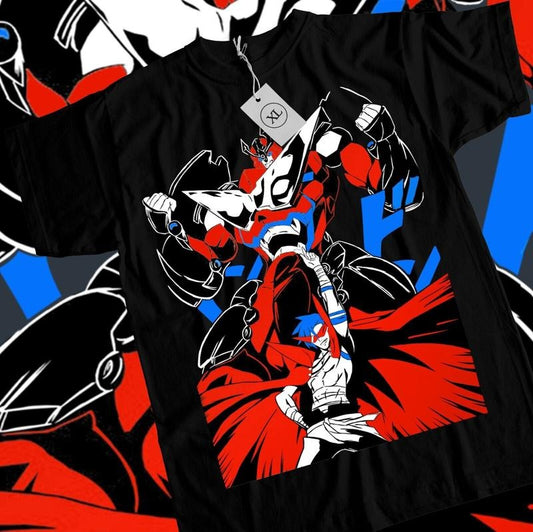Tengen Toppa T-Shirt S-4XL Gurren Lagann Kamina Anime Manga Black Gifts Shirt Tshirt S-4XL