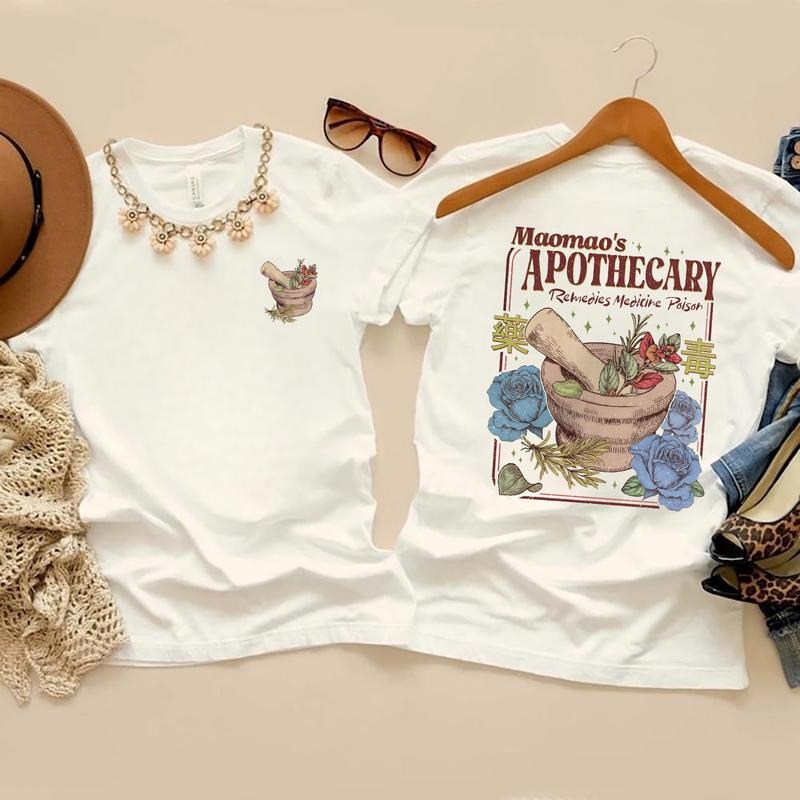 The Apothecary Diaries Tshirt, MaoMao, Jinshi, Anime Shirt, Kawaii T-Shirts, Japanese Graphic Teesstyle{n002}11