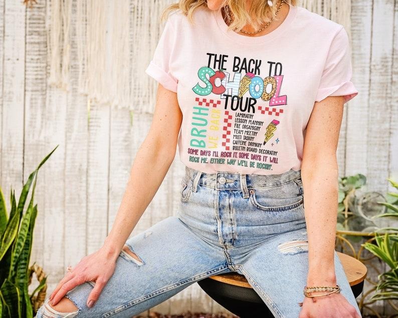 The Back To School Tour shirt, Bruh We Back shirt, Teacher shirt, School shirt, Back To School, Retro Back To School Shirt, Grade Team  T-shirt, sweater and Hoodie