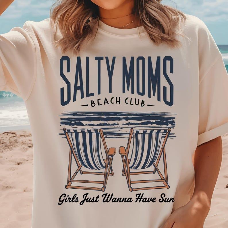The Beach Club Shirt  T-Shirt, Trendy Summer,Aesthetic Beach T-Shirt, Classic Retro Graphic Unisex Tee Gift For Men and Women