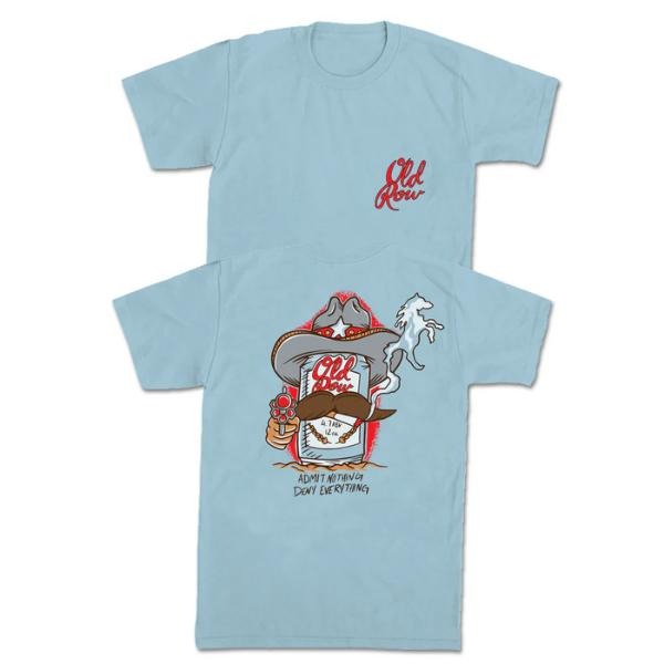 The Beer Can Cowboy Pocket Tee, Vintage Graphic Tees, Vintage Crewnecks Tees