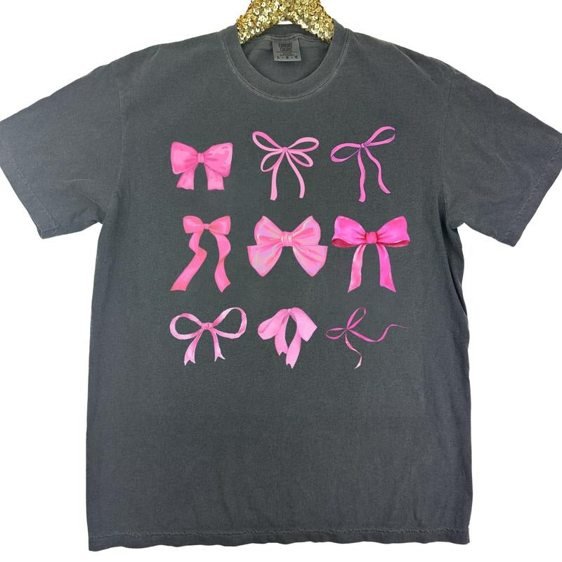 The Bow Girl Coquette Comfort Colors T-Shirt 'NLB'