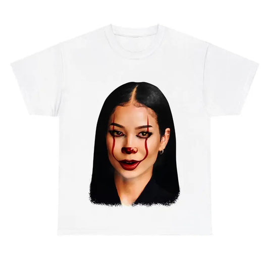 The Clown Jhenee IT Halloween Graphic Tee Classic Cotton